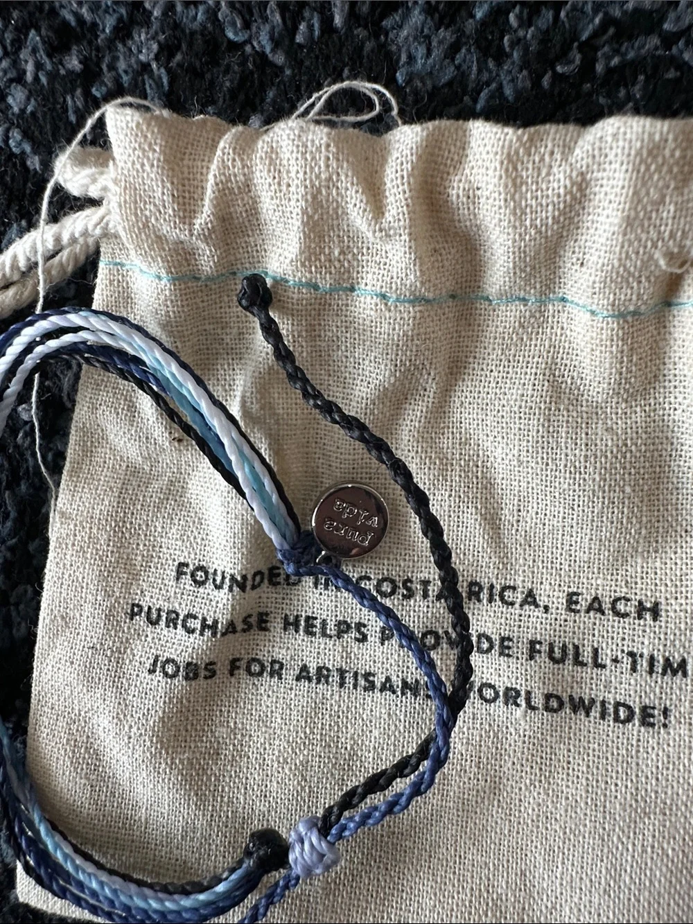 4ocean Blue and Clear Adjustable Bracelet Set
